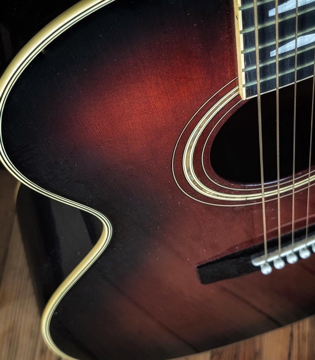 Vintage Yamaha Sunburst Guitar FJ 645 Acoustic GuitarJumbo style