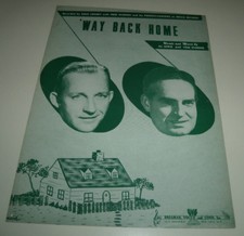 BING CROSBY & FRED WARING 1949 vintage sheet music 