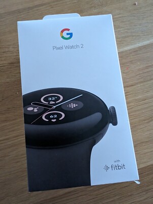 Google Pixel Watch 2 Smartwatch NEU OVP Gehäuse in Matte Black/ Armband obsidian