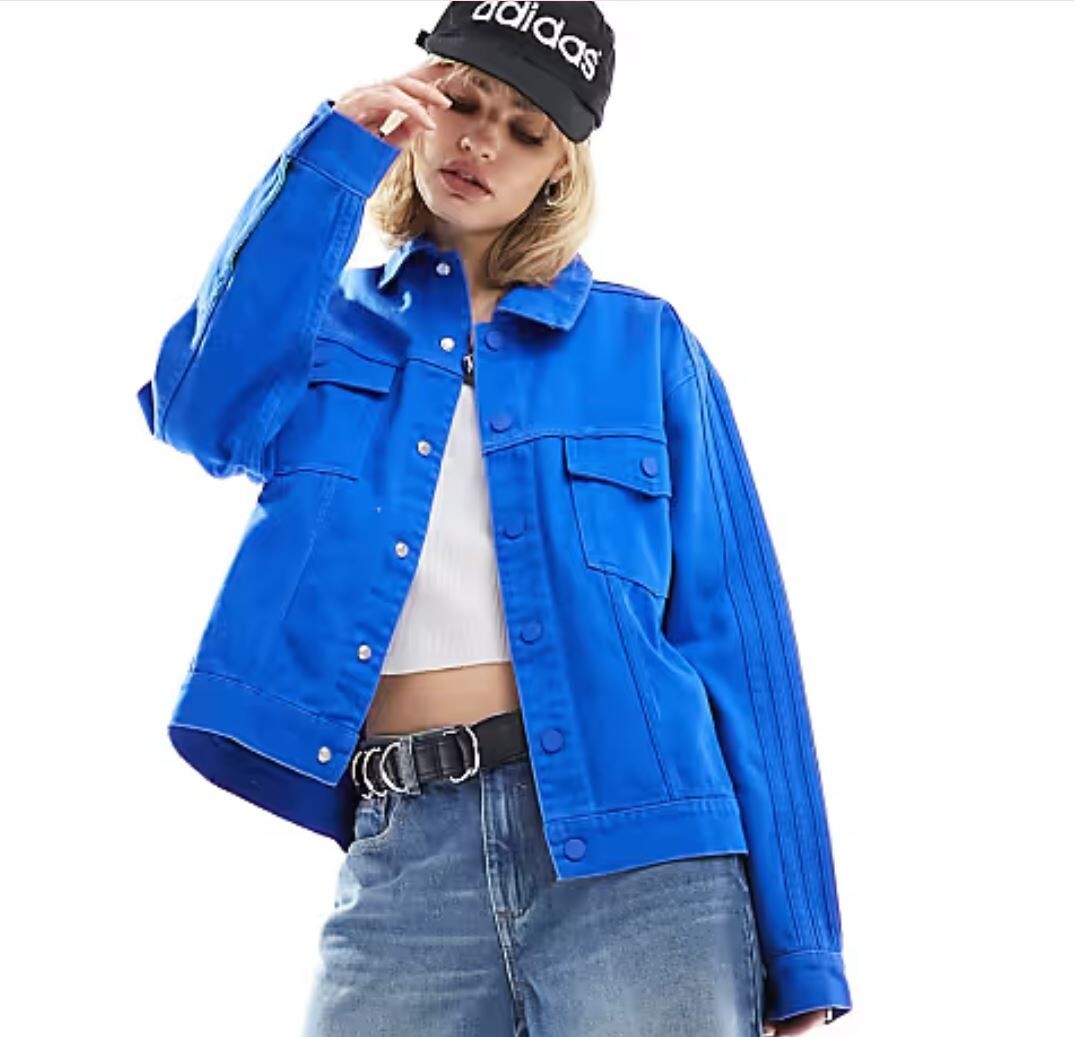 NEW ADIDAS ORIGINALS WOMENS KSENIASCHNAIDER 3-STRIPES DENIM NEW ADIDAS ORIGINALS WOMENS KSENIASCHNAIDER 3-STRIPES DENIM