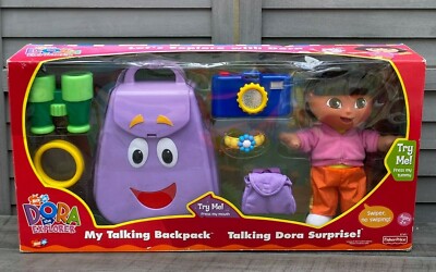 dora the explorer talking backpack