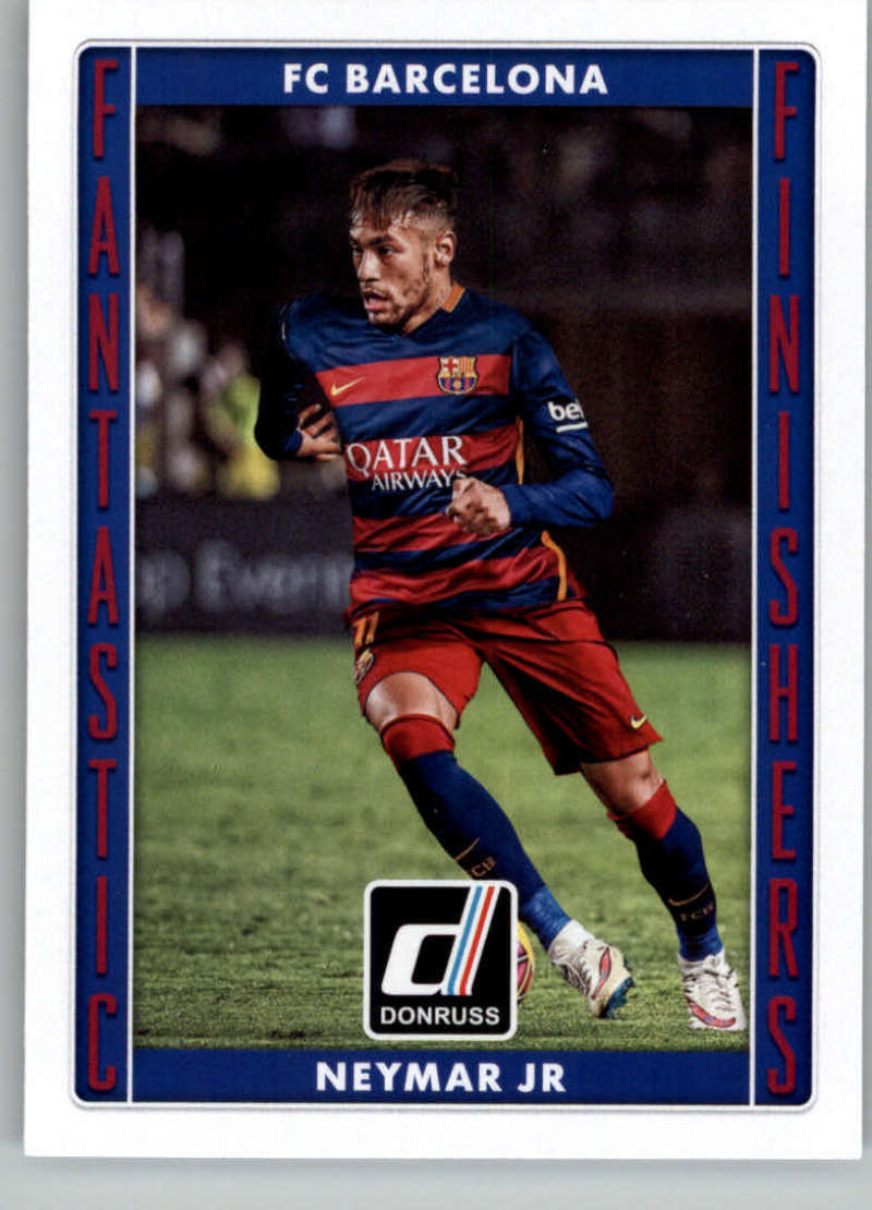 2015 Donruss Pitch Kings Soccer Card #21 - Neymar Jr (FC Barcelona)