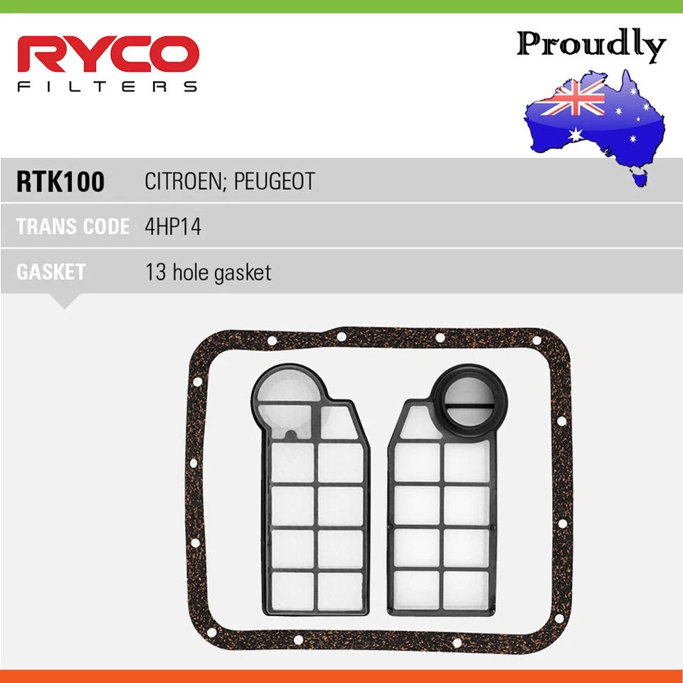 Nuevo * Ryco * Filtro de transmisión para PEUGEOT 405 D60 SRi; STi 2L 4Cyl Foto 2 de 4