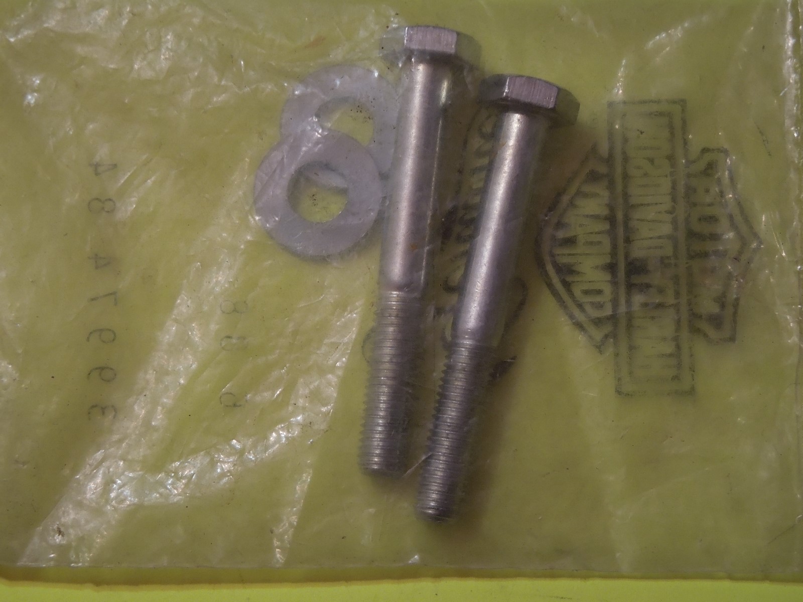 NOS OEM Harley Davidson Tensioner Screw Kit (2 Bolts / 2 Washers) P/N
