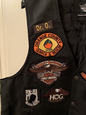 Set van 3 patches, patches, logo, groot, Harley Davidson, vest, om op te strijken, groot, XL, schouder, aanbieding, cadeau-idee, embleem, sportster, Dyna Softail Biker Club