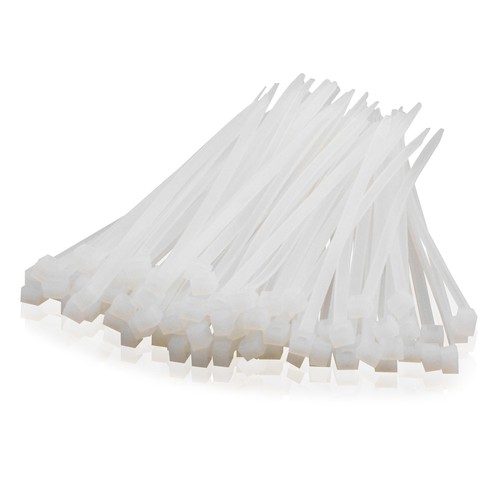 Raccord de Câble Serre-Câble Jarretelles Halogenfrei 1000x12, 5mm Nature 100 Pcs - Photo 2/3
