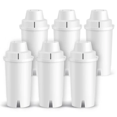 AQUALINK Pitcher Water Filter, Replacement for Brita, Mavea 107007, ob03, 6 pack