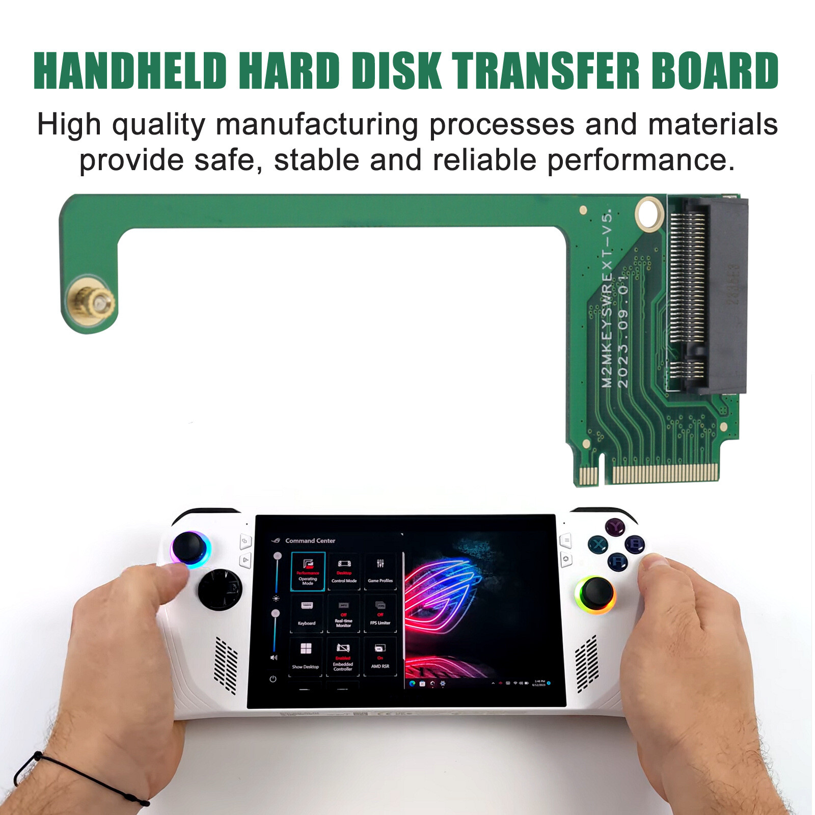 SSD Adapter PCIe 4.0 2230 To 2280 SSD Adapter Card For ROG Ally For Play Game-image