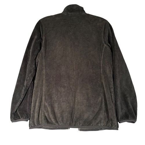 The North Face Girls XL 18 Black Fleece Full Zip *No Zipper Long Sleeve Jacket - Picture 9 of 9