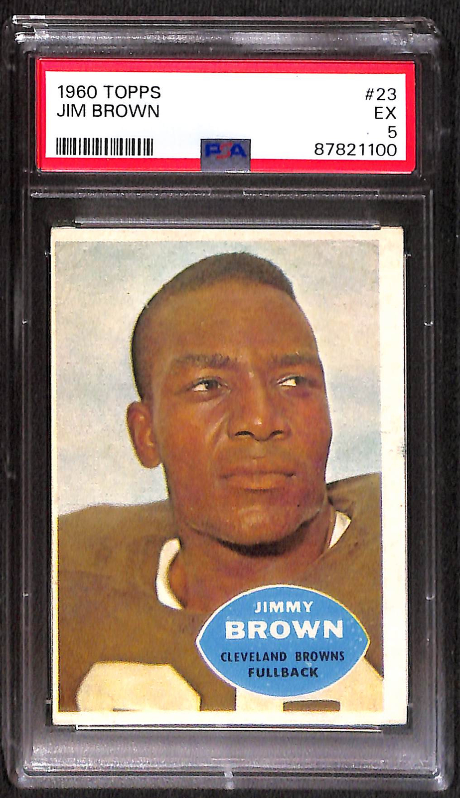 Jim Brown Topps 1960 #23 PSA 5