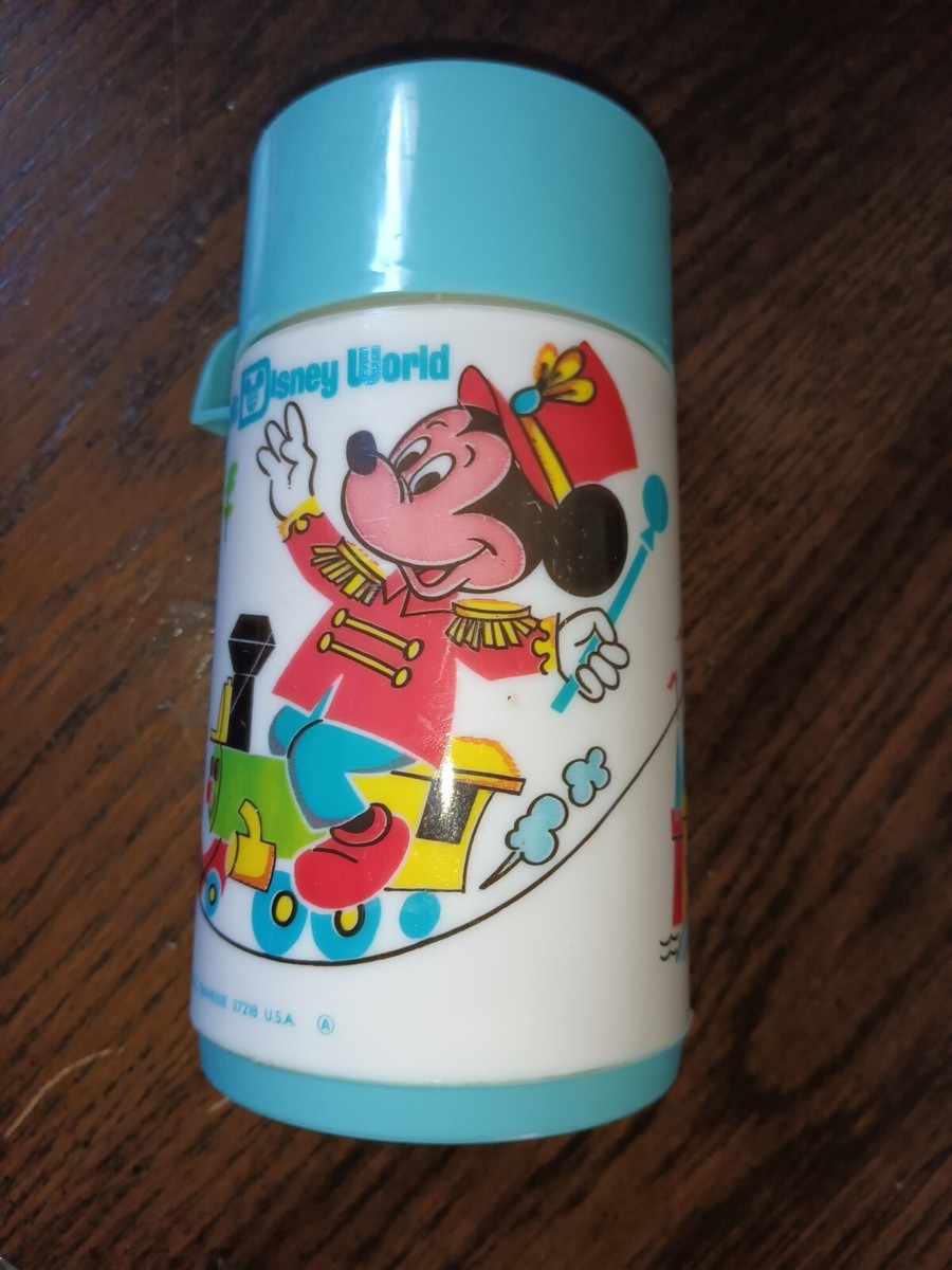 Vintage 70's Walt Disney World Mickey Mouse in a Train Aladdin