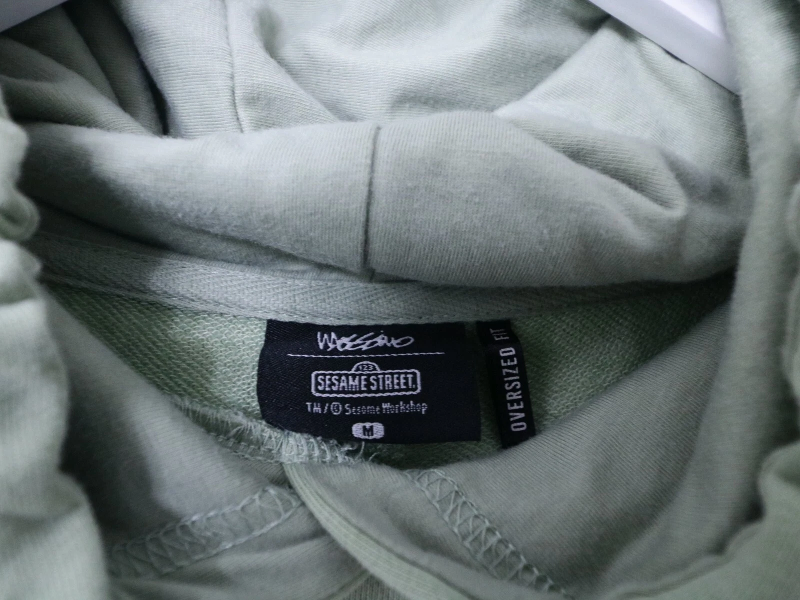 MOSCHINO Maglione uomo Sesame Street vestibilità oversize con cappuccio taglia media