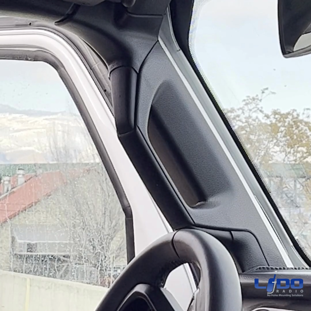 Jeep Grab Bar Radio Mount Anytone BaoFeng Kenwood Midland Yaesu