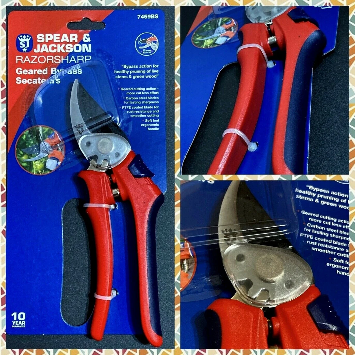 Spear and jackson razorsharp 2024 geared hedge shears