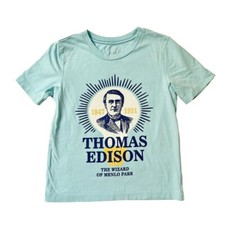 Peek Thomas Edison Graphic Tee Size 4/5