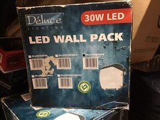 30w LED Wall Pack Light. With Microwave Sensor . New. Qty 1.  More Available