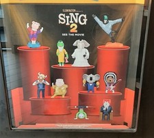 McDonalds ILLUMINATION SING 2 2021 open set 10 kids toys Canada w Johnny stand