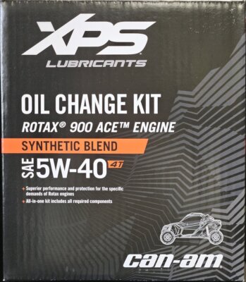 Ölwechselpaket Can-Am XPS - SAE 5W40 - SSV Maverick X3 Turbo RR 900 CC - 9779955