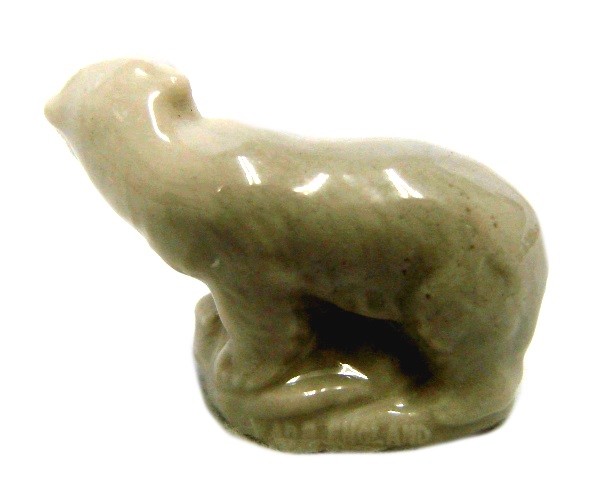 English Wade Miniature Porcelain Polar Bear Red Rose Tea Figurine Vintage | eBay