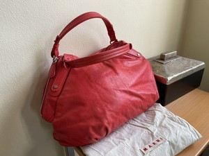 marni leather tote