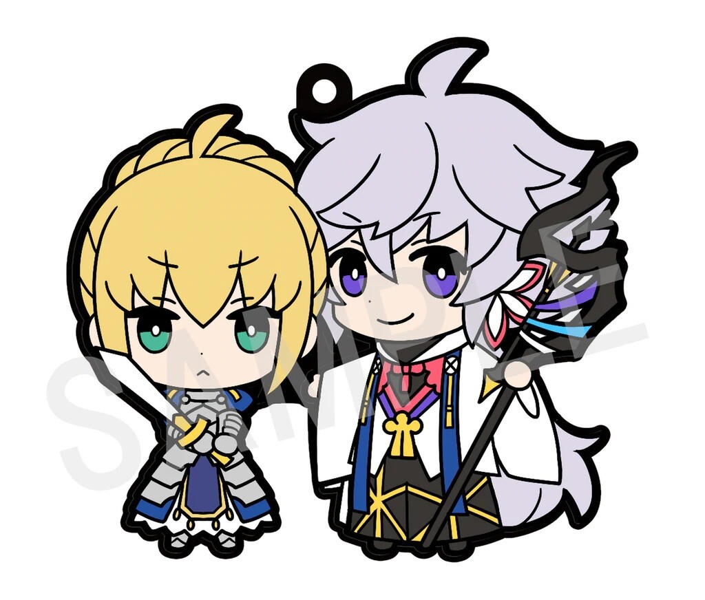 Fate/Grand Order Rubber Mascot Buddy Colle Keychain Saber Altria