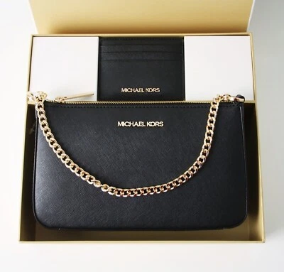 MICHAEL KORS Tasche GIFTABLE BOXED ITEMS Jet Set Travel MD black mit Box - Bild 1 von 4
