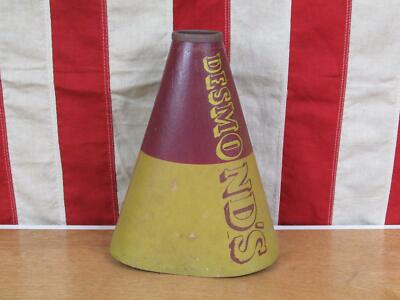 Vintage 1930s Desmond's Cheer Megaphone Football 9