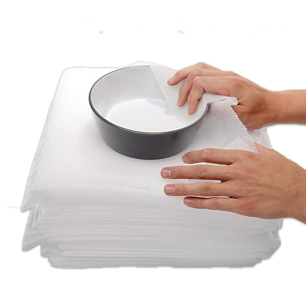 Foam Wrap Sheets 12x12x1/8 Thick Cushioning Shipping Moving