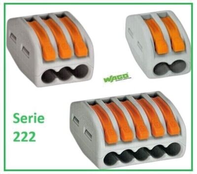 Wago 222 Serie Klemmen Verbindungsklemmen Dosenklemmen