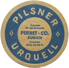 ALTER BIERDECKEL Pilsner Urquell Pilsen dicke...