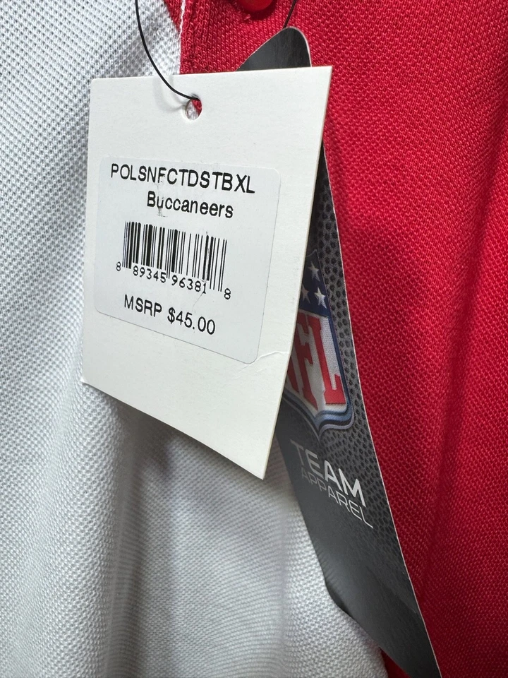 Camiseta polo de rugby de los Tampa Bay Buccaneers de la NFL - talla XL Foto 2 de 4