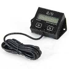 Digital Tach Hour Meter Tachometer Gauge For 2 or 4 stroke Gas Engines ATV UTV N