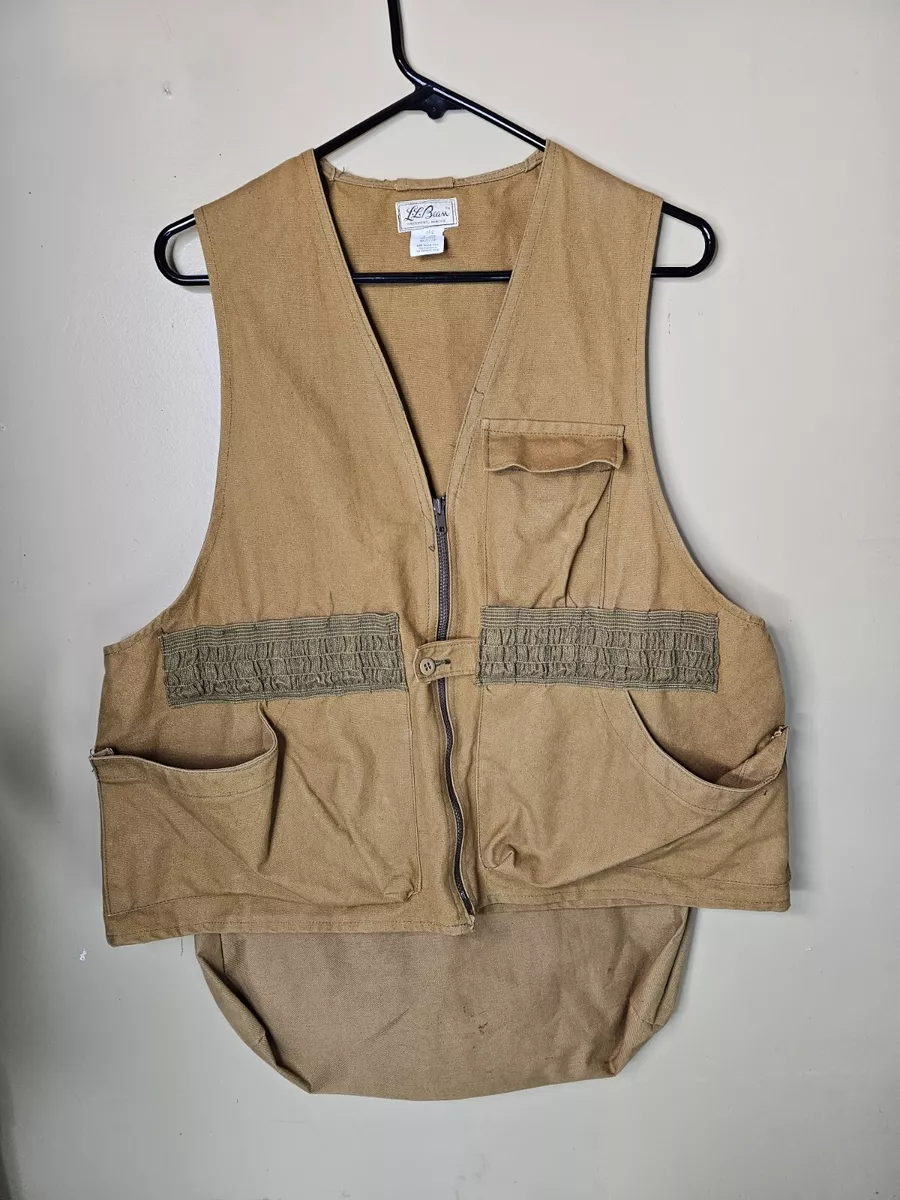 Vintage 1960s LL Bean Hunting Vest Men s Medium eBay
