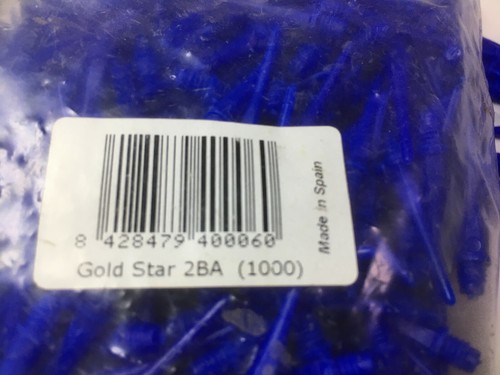 200 piezas de hilo azul 2BA punta suave puntos de dardos puntas de dardos de plástico de repuesto nuevo - Imagen 3 de 3