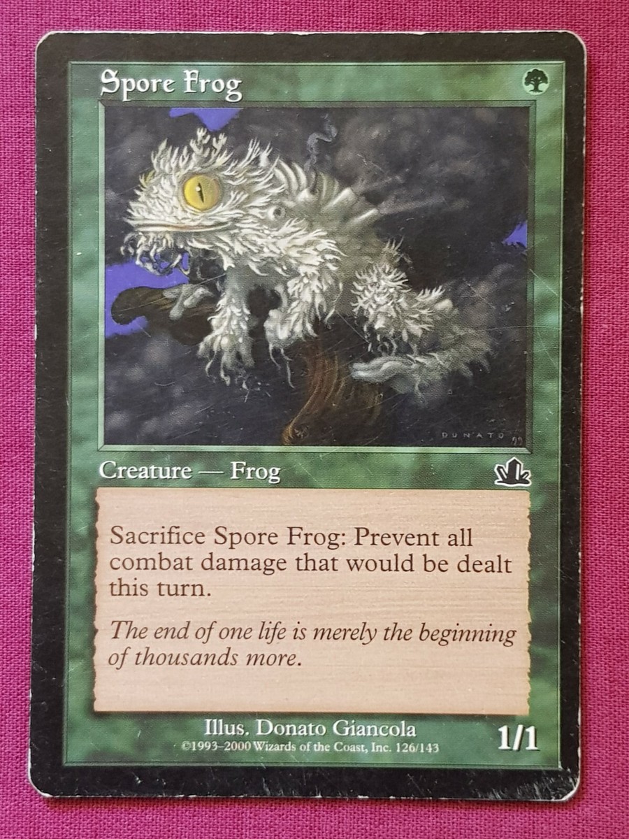 Magic The Gathering PROPHECY SPORE FROG green card MTG | eBay