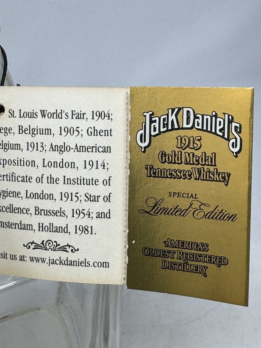JACK DANIELS 1915 GOLD MEDAL London Tennessee Whiskey JACK DANIELS 1915 GOLD MEDAL London Tennessee Whiskey