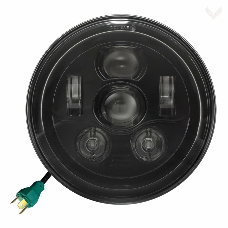 Комплект черных светодиодных фар Eagle Lights 7 дюймов для моделей Ducati Monster S2 S4 600 800 - Изображение 3 из 4