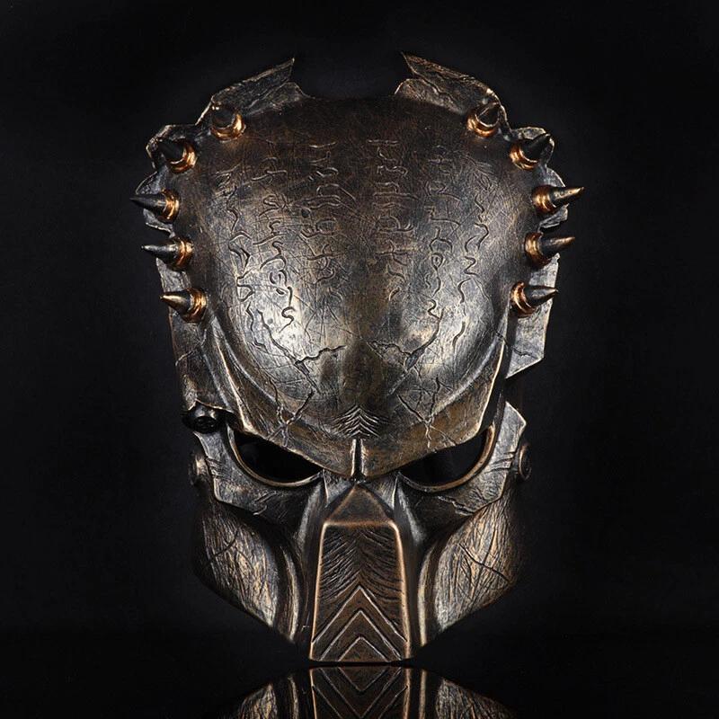 Alien vs Predator AVP Lone Wolf Predator Mask Cosplay Prop Collection Resin Mask - Image 3 of 4