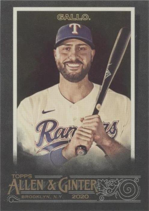 2020 Topps Allen & Ginter's X - Joey Gallo #261 - 1 of 1