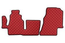 Rote Kunstledermatten Mercedes Sprinter I Serie Von 2000 Bis 2006