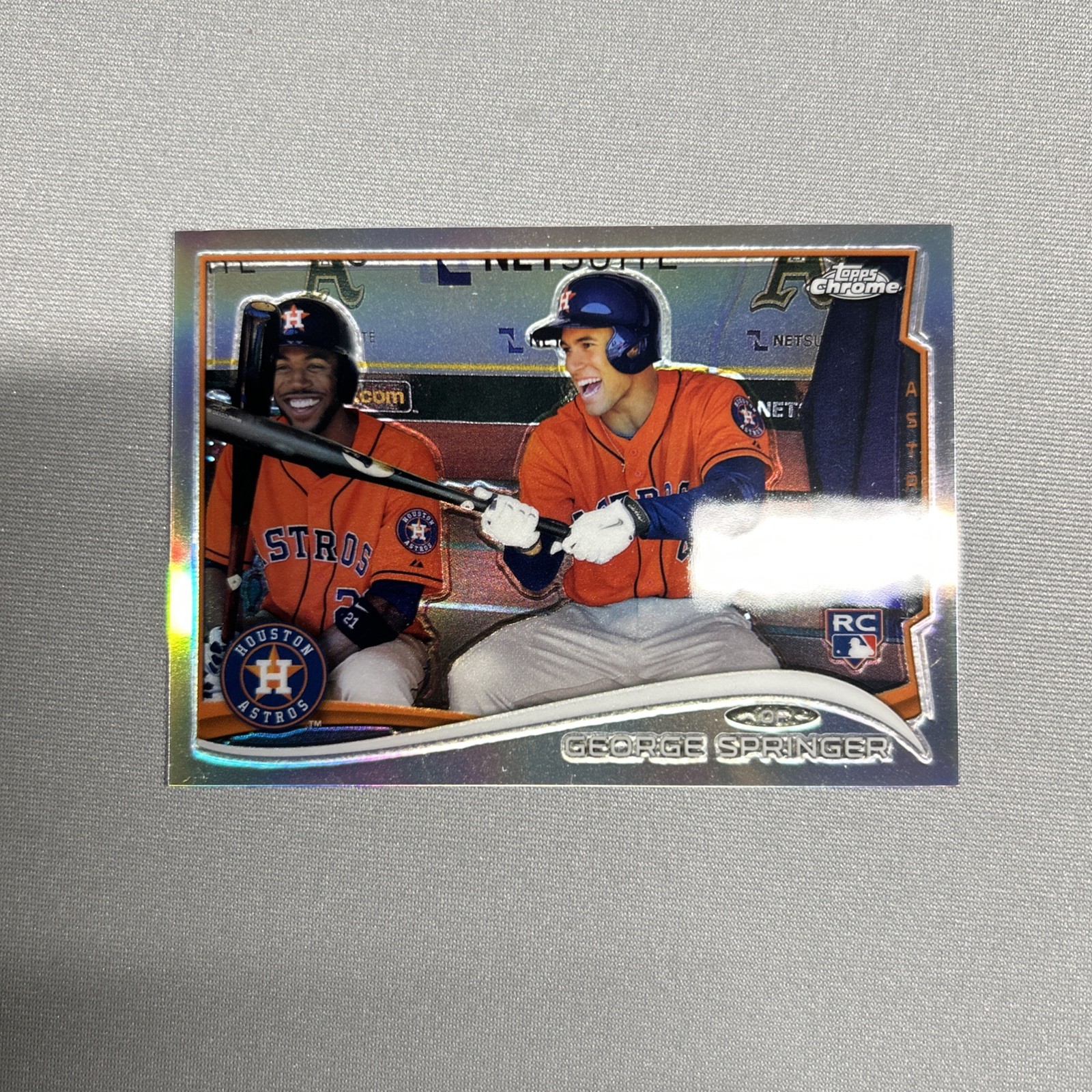 2014 Topps Chrome George Springer Refractor Rookie RC #138 Houston Astros