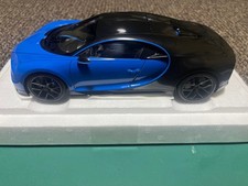 AUTOart Bugatti Chiron Sport 2019 1:18 Blue Carbon Black Model Used