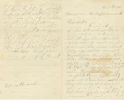 Civil War Rappahannock Camp Letter 1862 Union Soldiers to Sister Battle Account