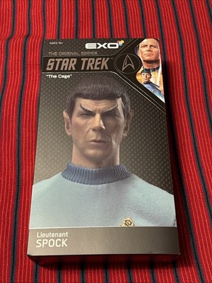 EXO-6 Star Trek TOS Lt. Spock Leonard Nimoy The Cage 1/6 Figure OPEN BOX LIKENEW
