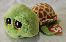 Ty Beanie Boo ZIPPY the Sea Turtle NEW NWMT toy stuffed Plush big eyes