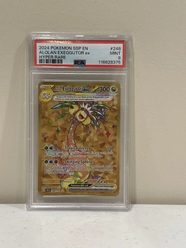 Pokémon TCG Alolan Exeggutor EX 248/191 Surging Sparks Holo Hyper Rare