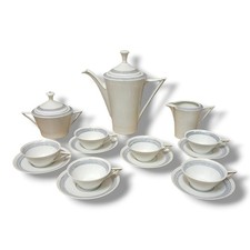 BAVARIA servizio caffè art deco 17 pezzi vintage anni 30/40 ceramica porcellana
