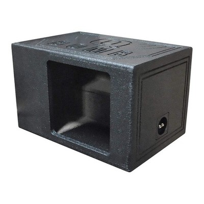 Qpower Single 12-Inch Bomb Box Square Ported Enclosure with Square Woofer Openin