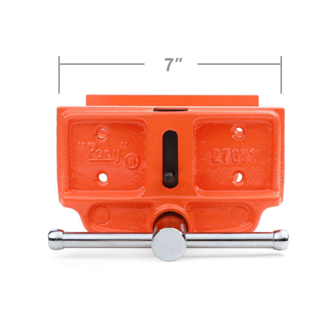 Pony Jorgensen 27091 Medium Duty Woodworker's Vise, Orange, Grey