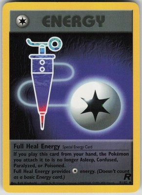 Pokemon TCG Full Heal Energy Uncommon Team Rocket 81/82